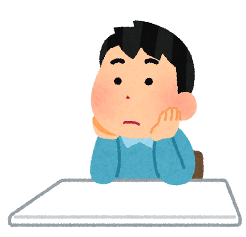 時間を確保する方法を考えている姿